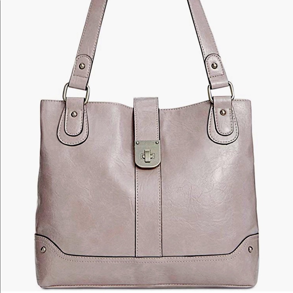 Light lilac colored Style & Co shoulder purse